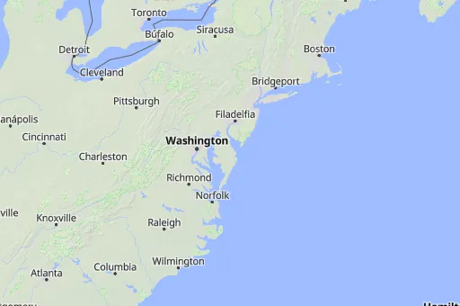 Map of Delaware