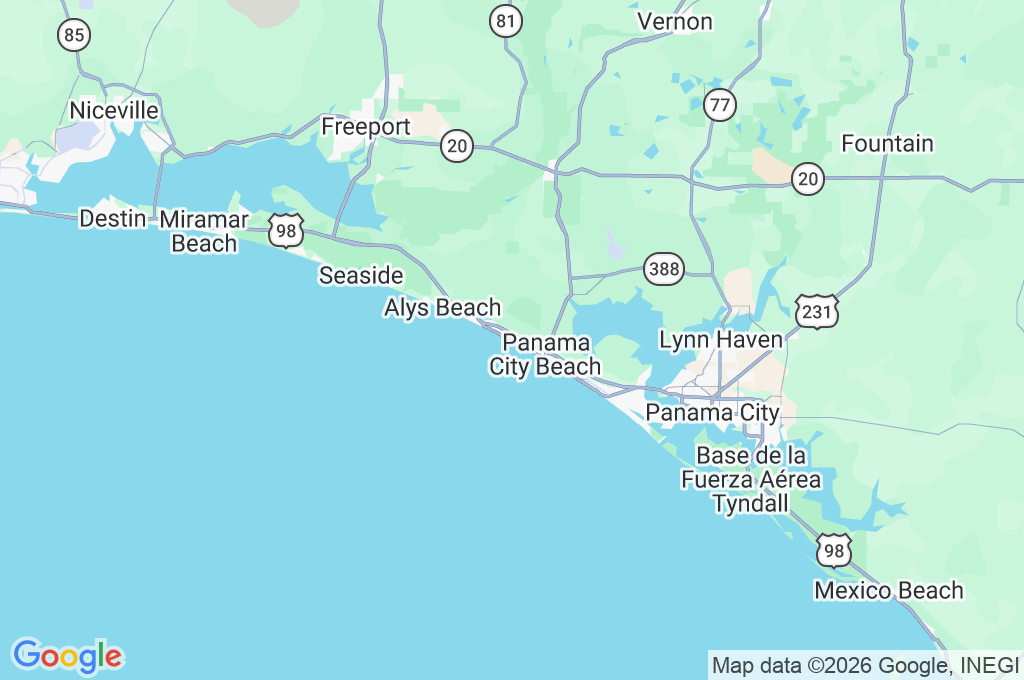 Laguna Beach Area Map