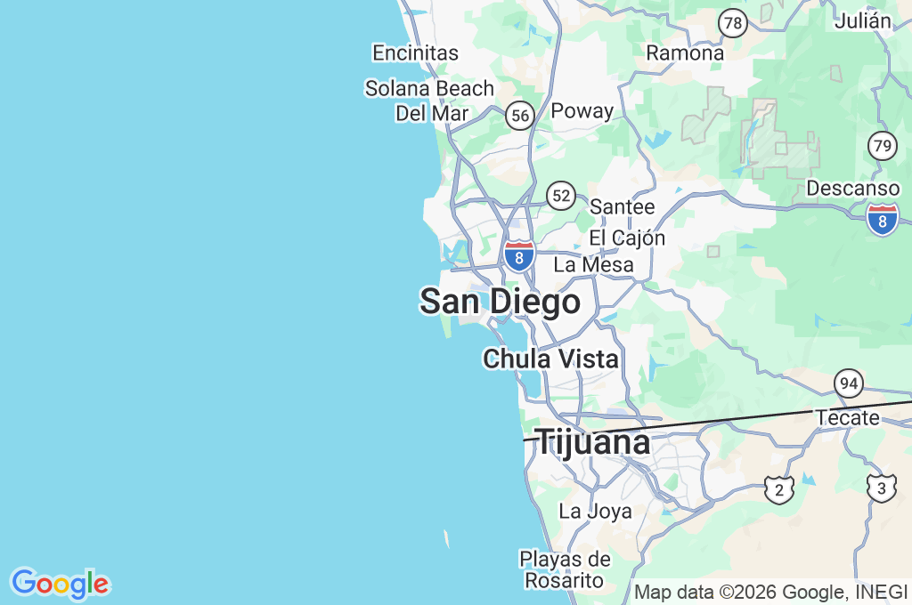 Muelle de Shelter Island Area Map