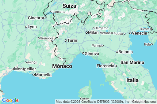 Map of Liguria