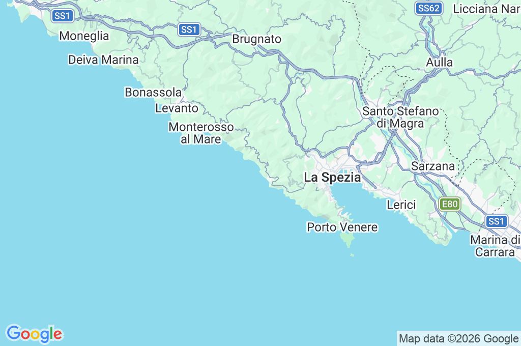 Marina de Manarola Area Map
