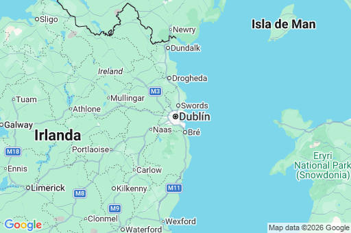 Map of Dublín