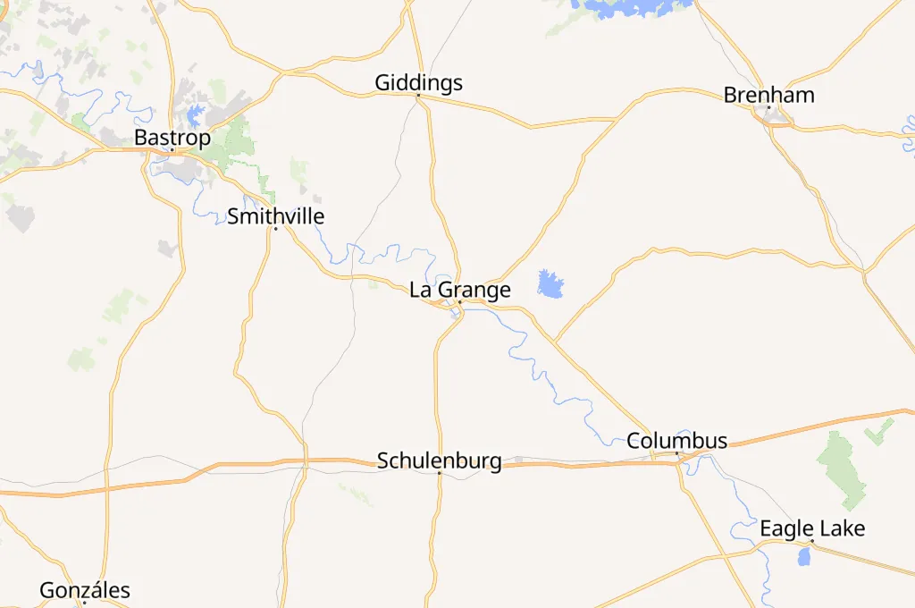 La Grange Area Map La Grange Area Map