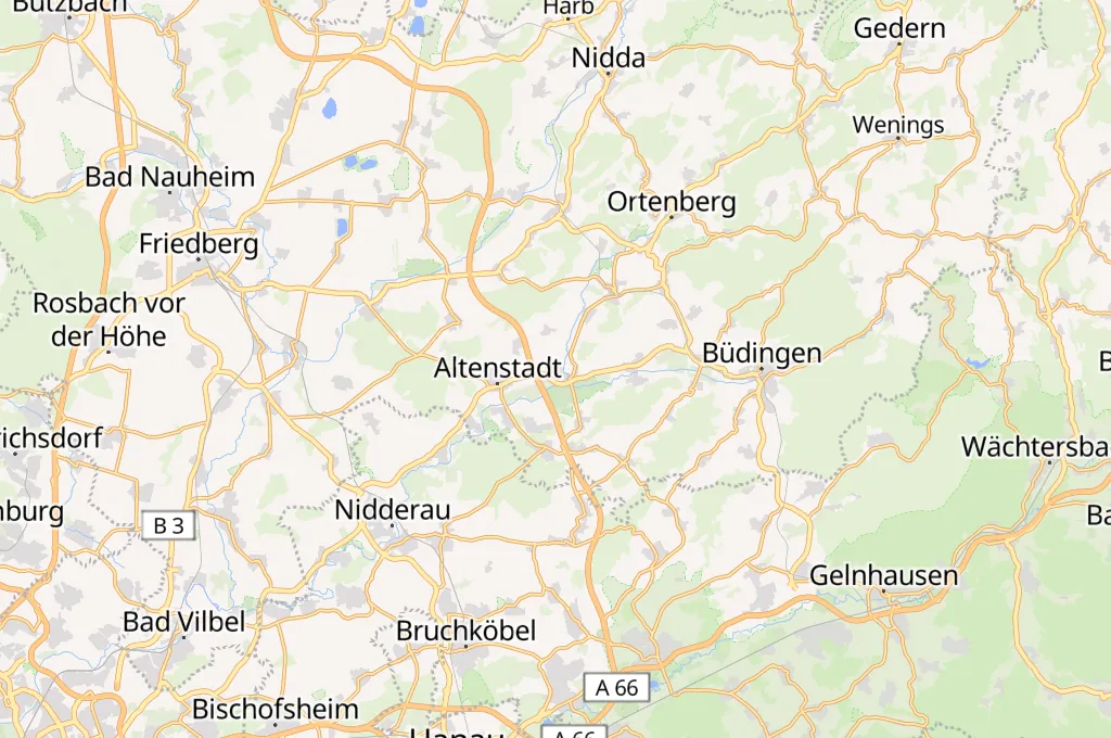 Lindheim Area Map
