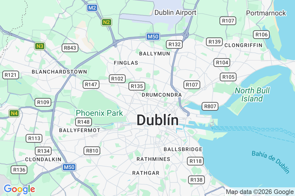 The Brian Boru Pub Area Map