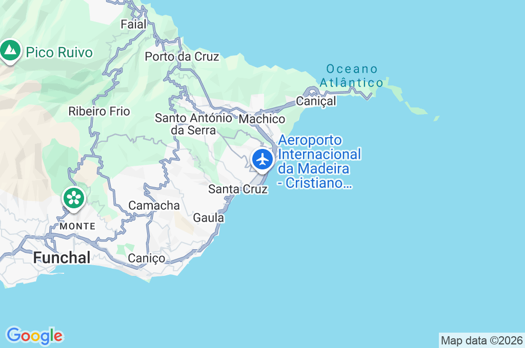 Aeropuerto Internacional Cristiano Ronaldo Area Map Aeropuerto Internacional Cristiano Ronaldo Area Map