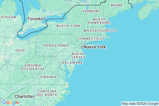 Map of Nueva Jersey
