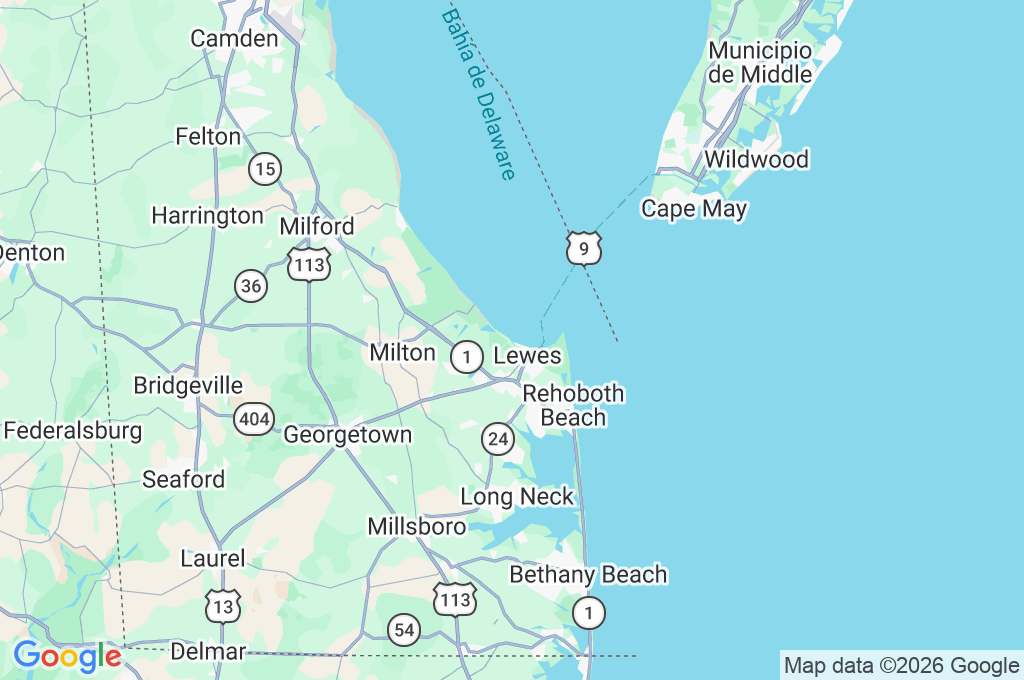 Lewes Yacht Club Area Map Lewes Yacht Club Area Map