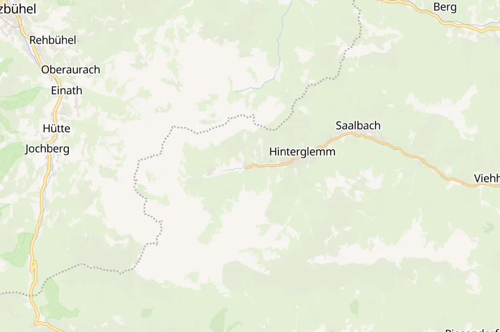 Hinterglemm Area Map Hinterglemm Area Map