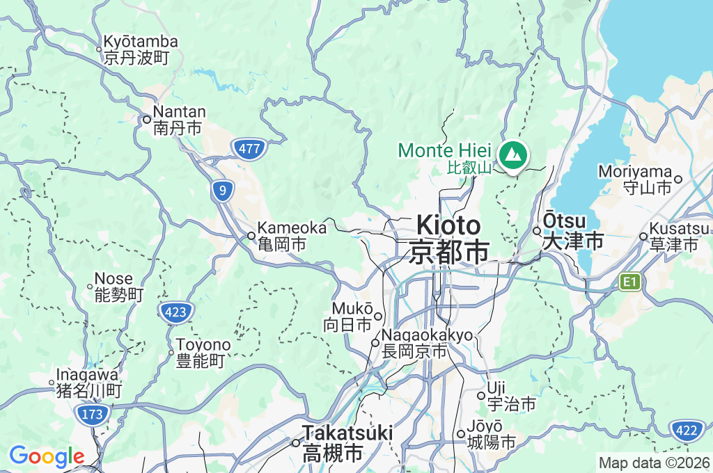 Arashiyama Area Map Arashiyama Area Map