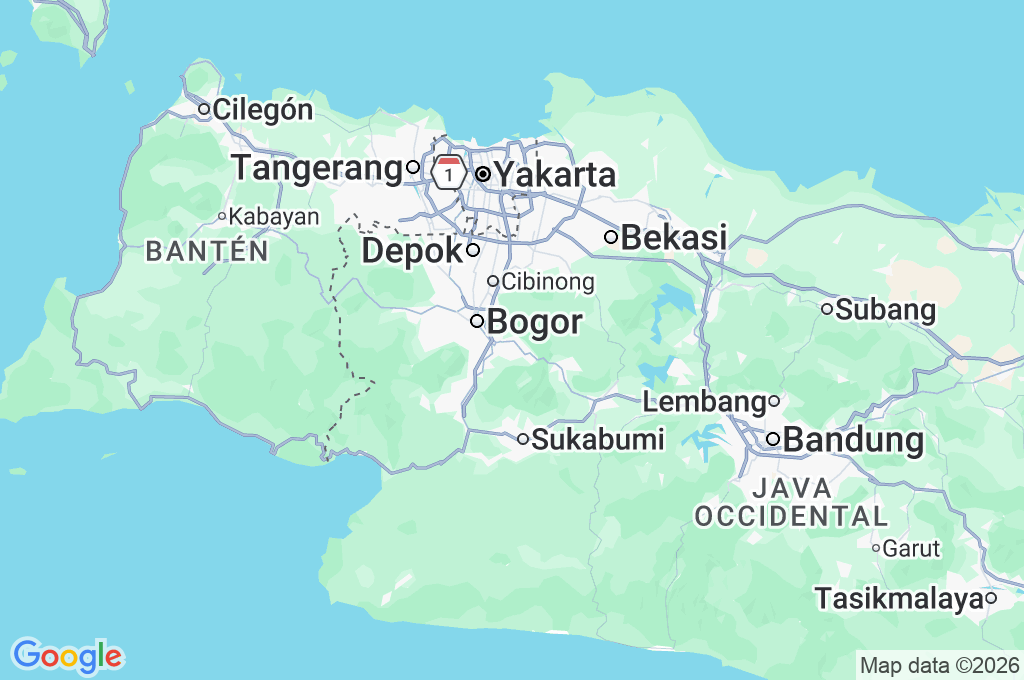 Polsek Cisarua Area Map