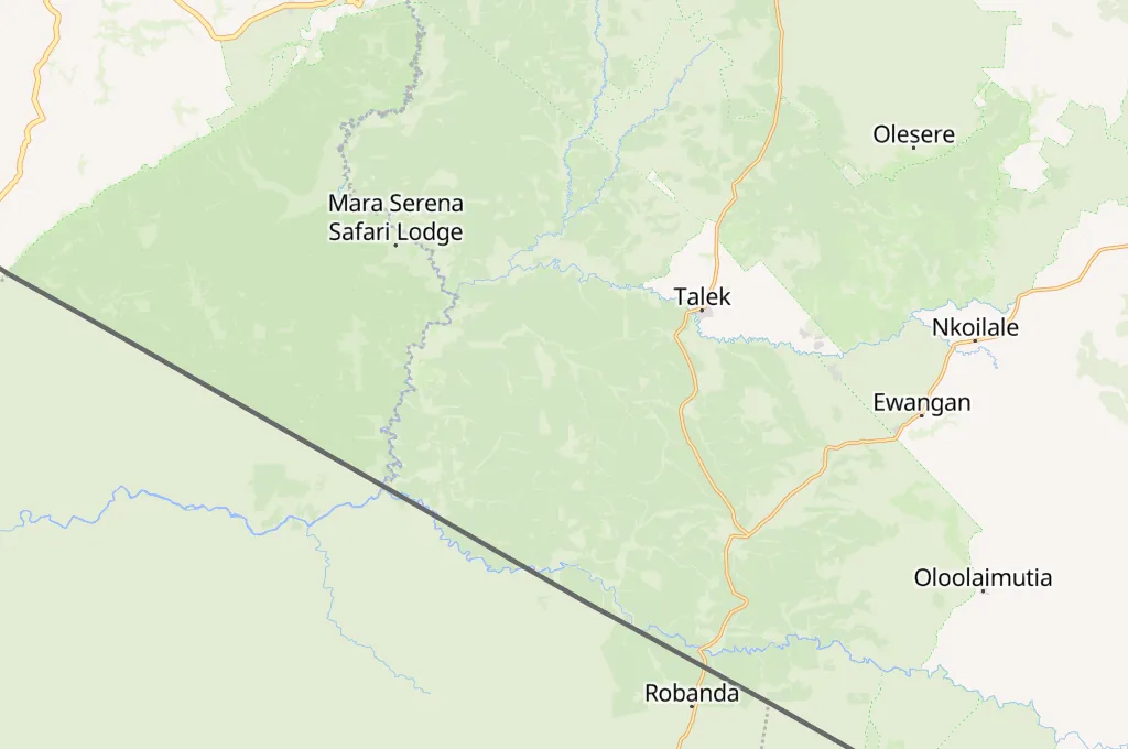 Masái Mara Area Map