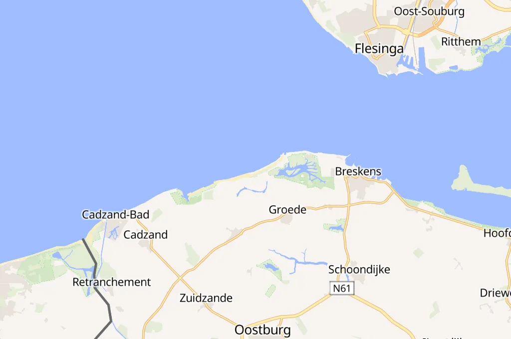 Groede Area Map Groede Area Map