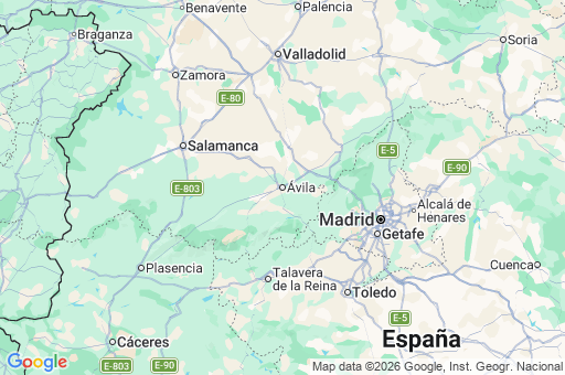 Map of Ávila