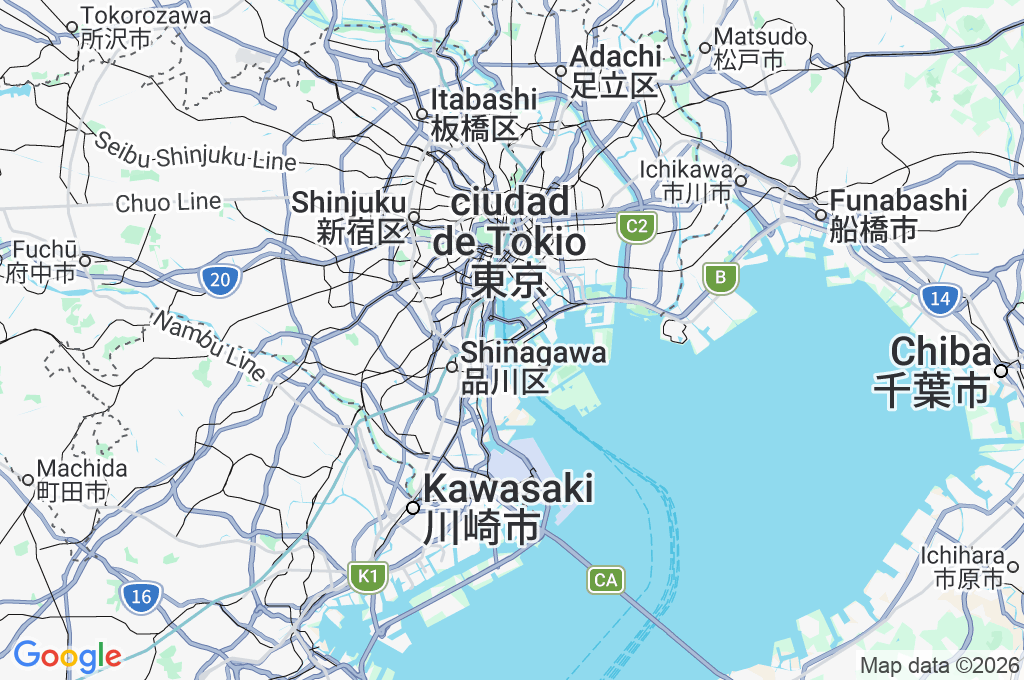 Odaiba Area Map Odaiba Area Map