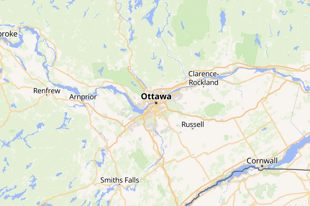 Ottawa Area Map Ottawa Area Map