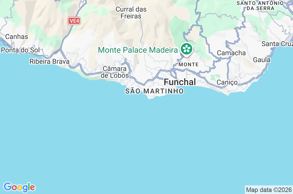 Doca do Cavacas Area Map