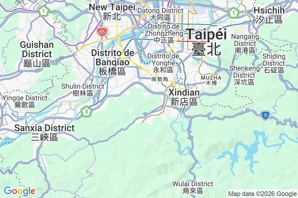 Templo Nanshan Fude Area Map Templo Nanshan Fude Area Map