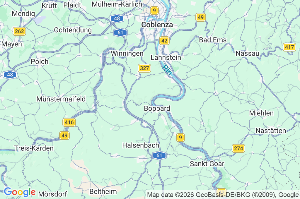 Gedeonseck Area Map