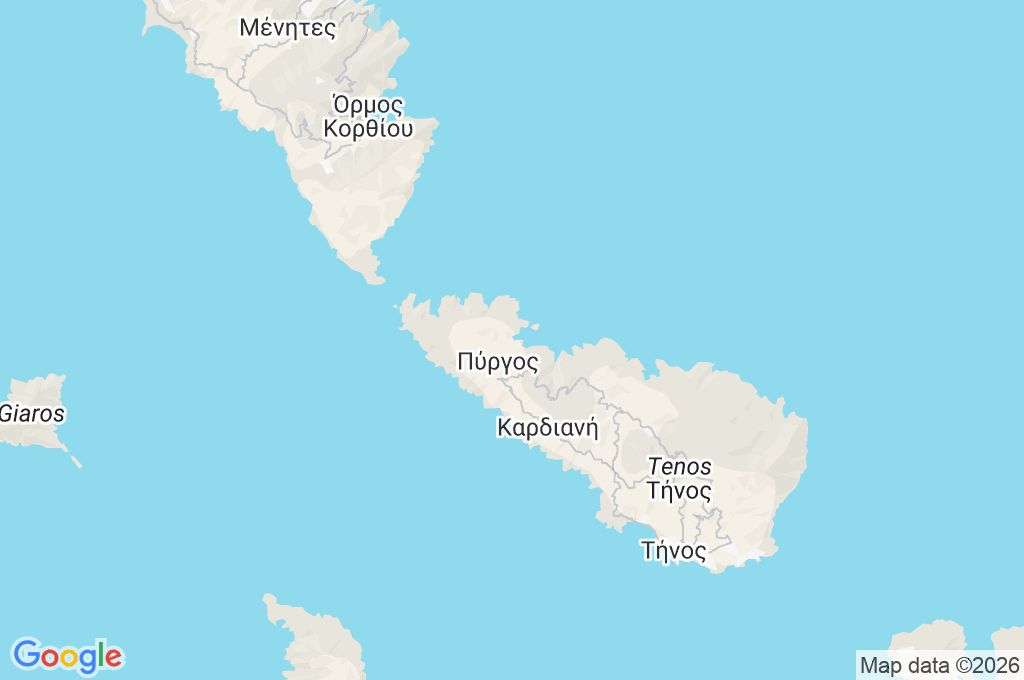 Bahía de Pánormos Area Map Bahía de Pánormos Area Map