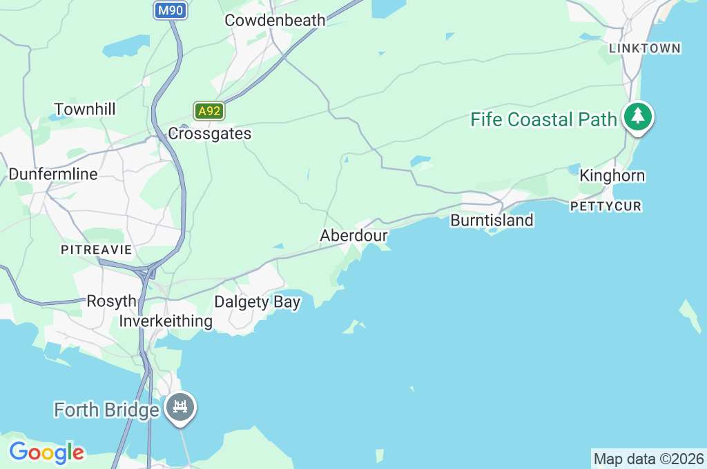 Aberdour Area Map