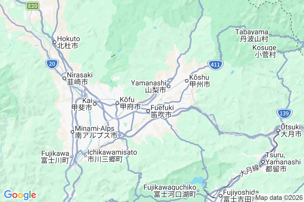 Kasugaicho Area Map Kasugaicho Area Map