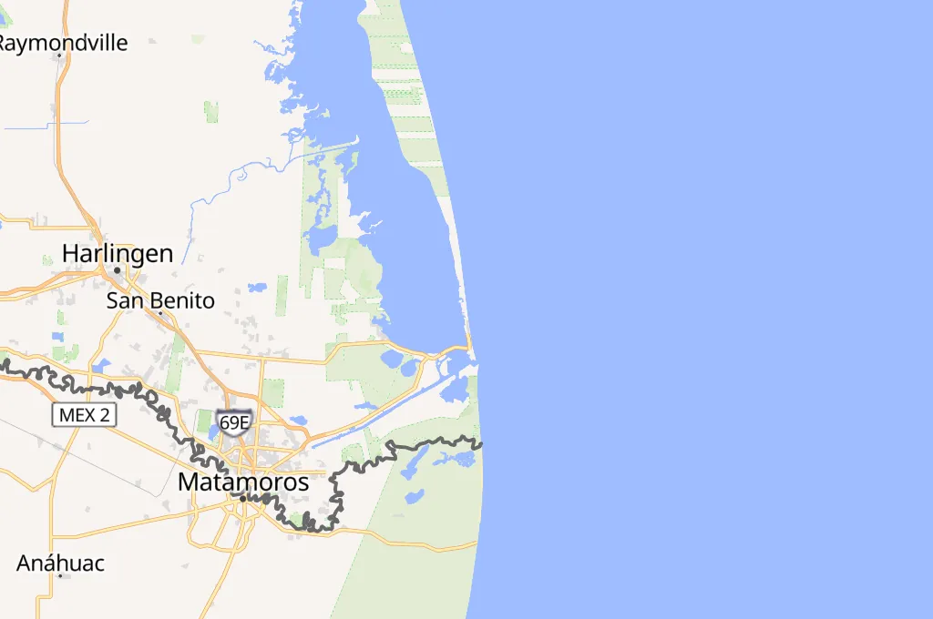 South Padre Island Area Map South Padre Island Area Map