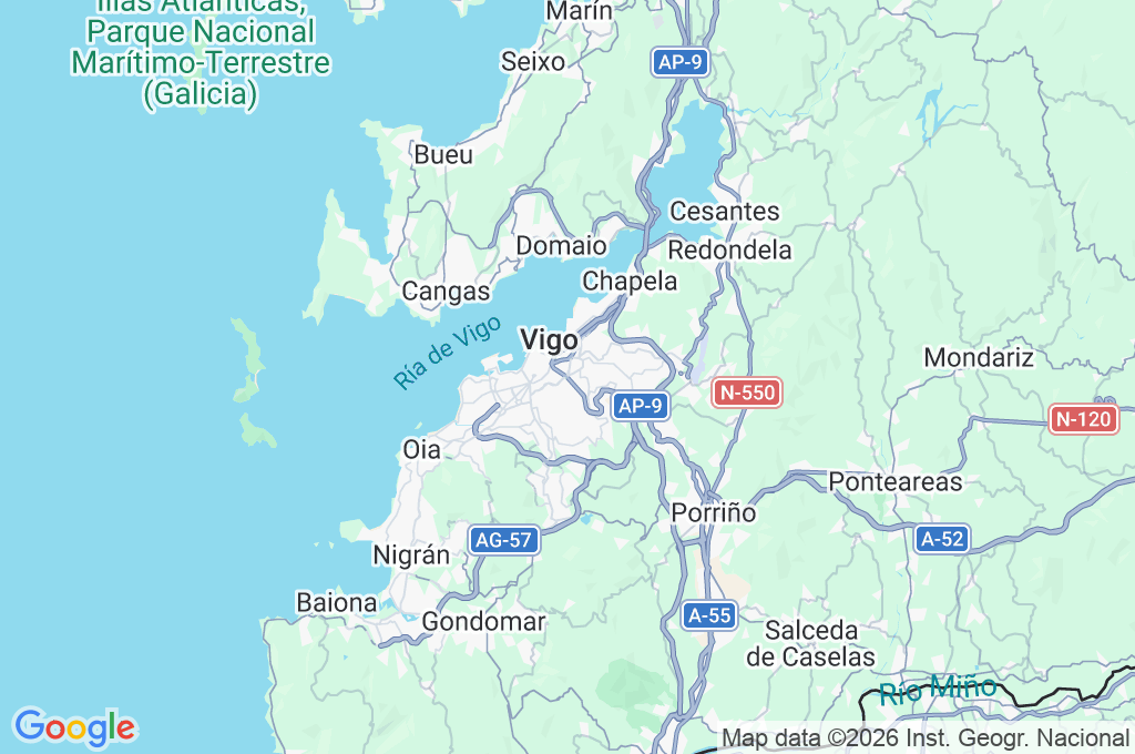 Avenida de Madrid Area Map