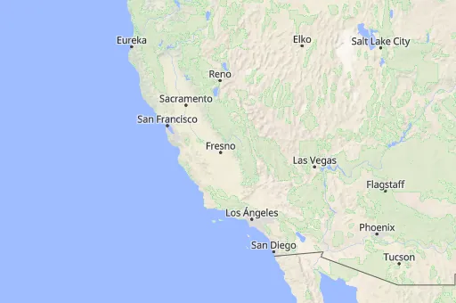 Map of California