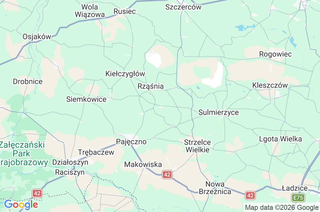 Suchowola Area Map