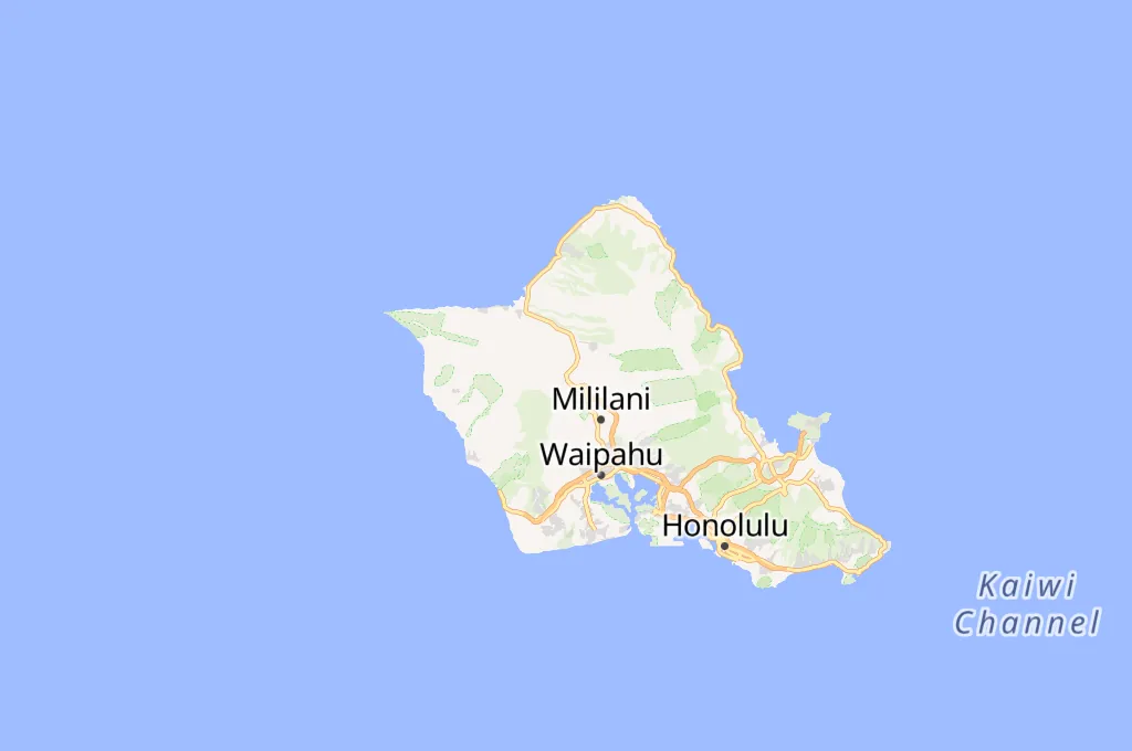 Centro de Reciclaje de Wahiawa Area Map Centro de Reciclaje de Wahiawa Area Map