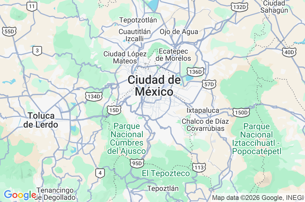 Portales Oriente Area Map