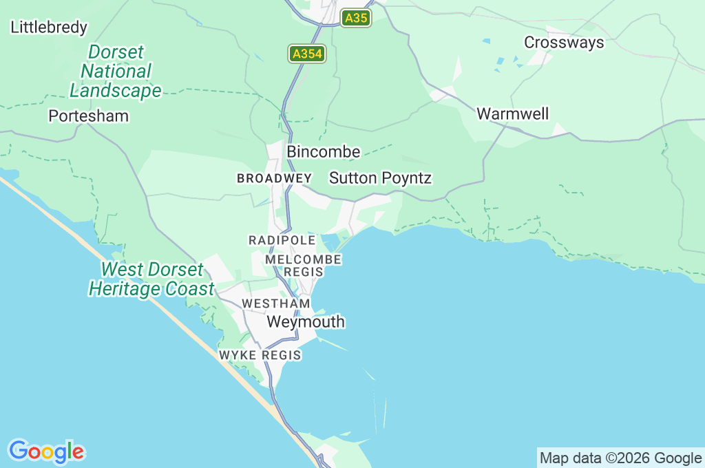 Playa de Overcombe Area Map