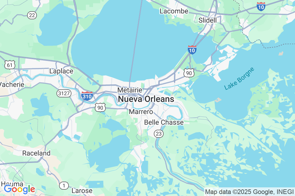 Calle Bourbon Area Map