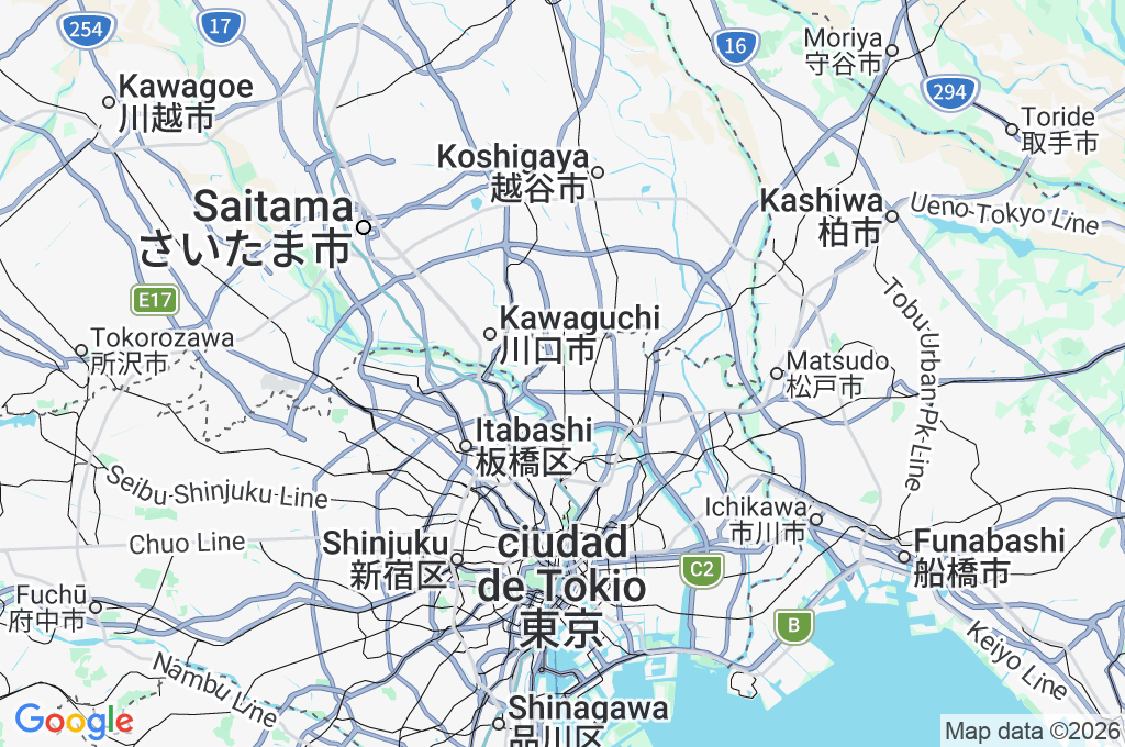 Estación de Yazaike Area Map