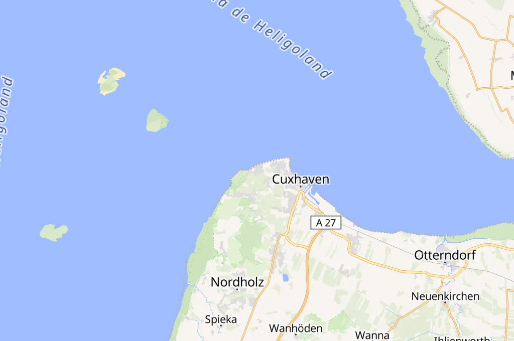 Duhnen Area Map