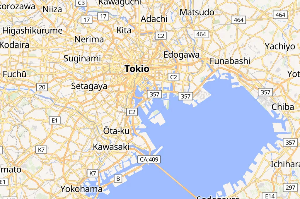Ariake Area Map