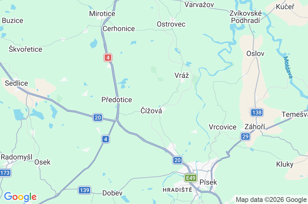 Makov Area Map