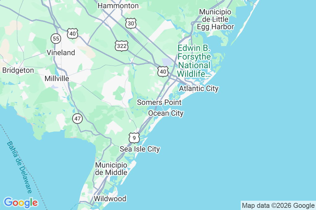 Somers Point Area Map