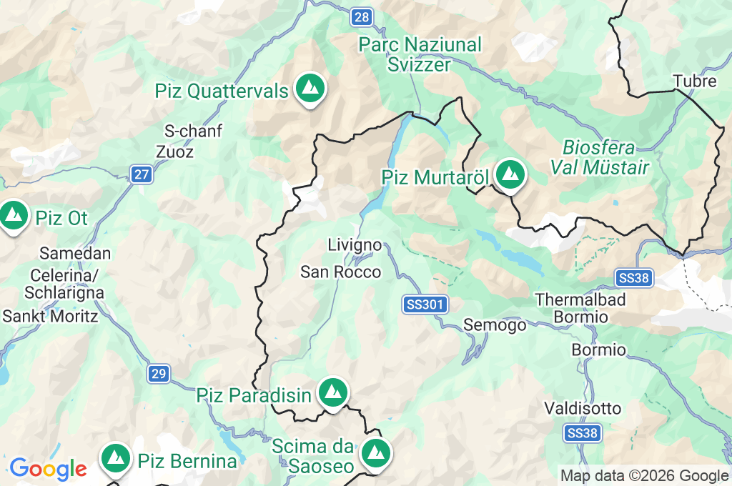 Tea Al Planel dal Ghet Area Map