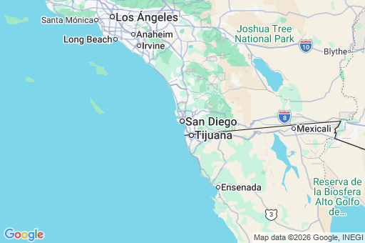 Map of San Diego