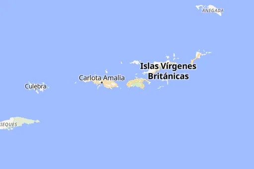 Map of Cruz Bay