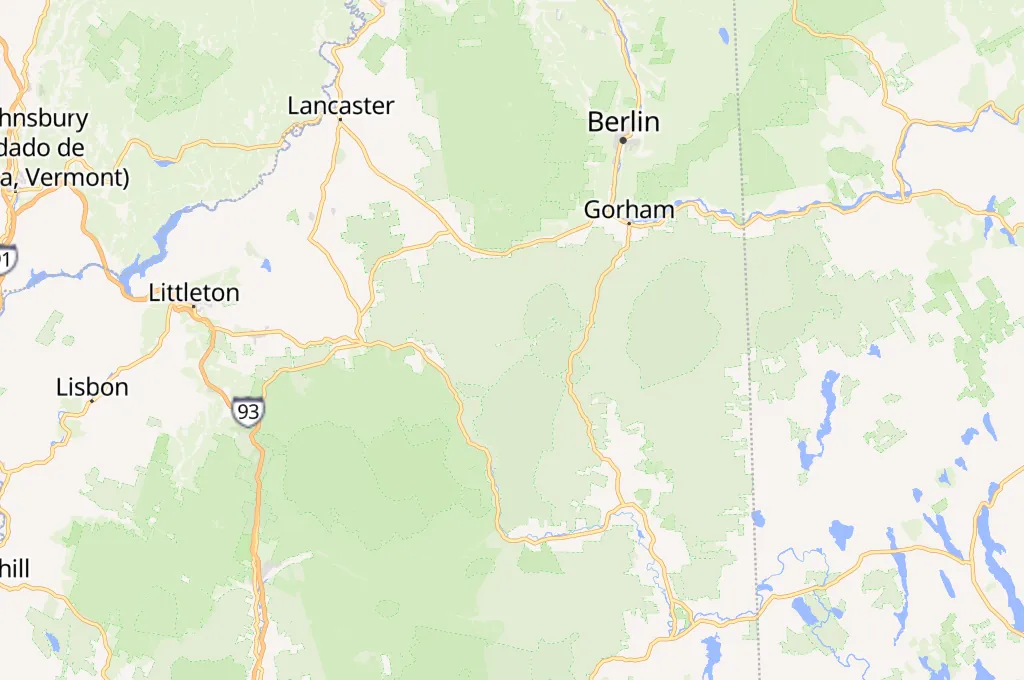 Estación Waumbek Area Map