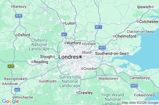 Map of Gran Londres