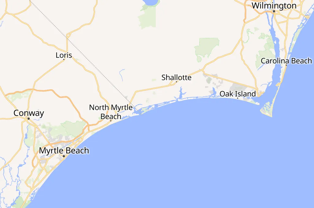 Puerto Deportivo de Ocean Isle Area Map Puerto Deportivo de Ocean Isle Area Map