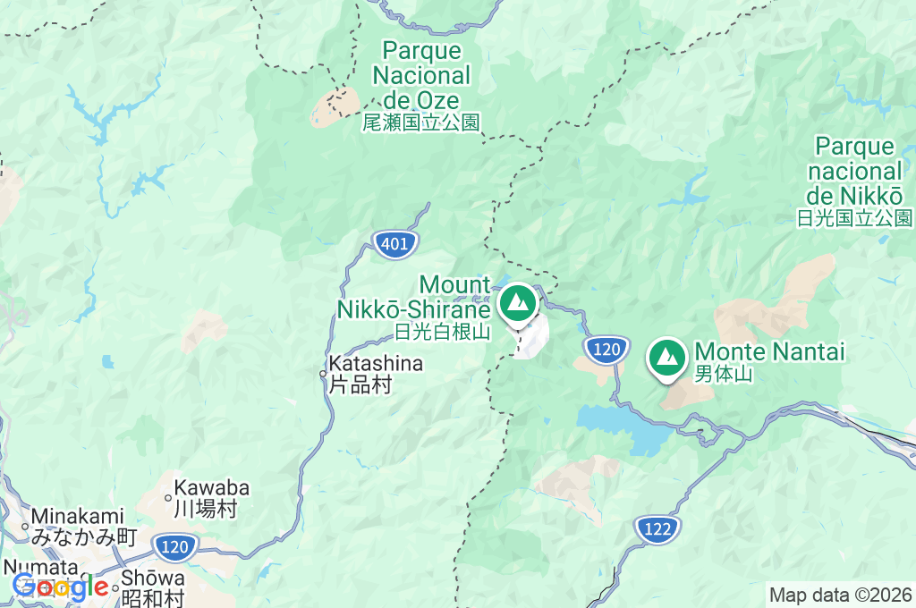 Marunuma Kogen Area Map Marunuma Kogen Area Map