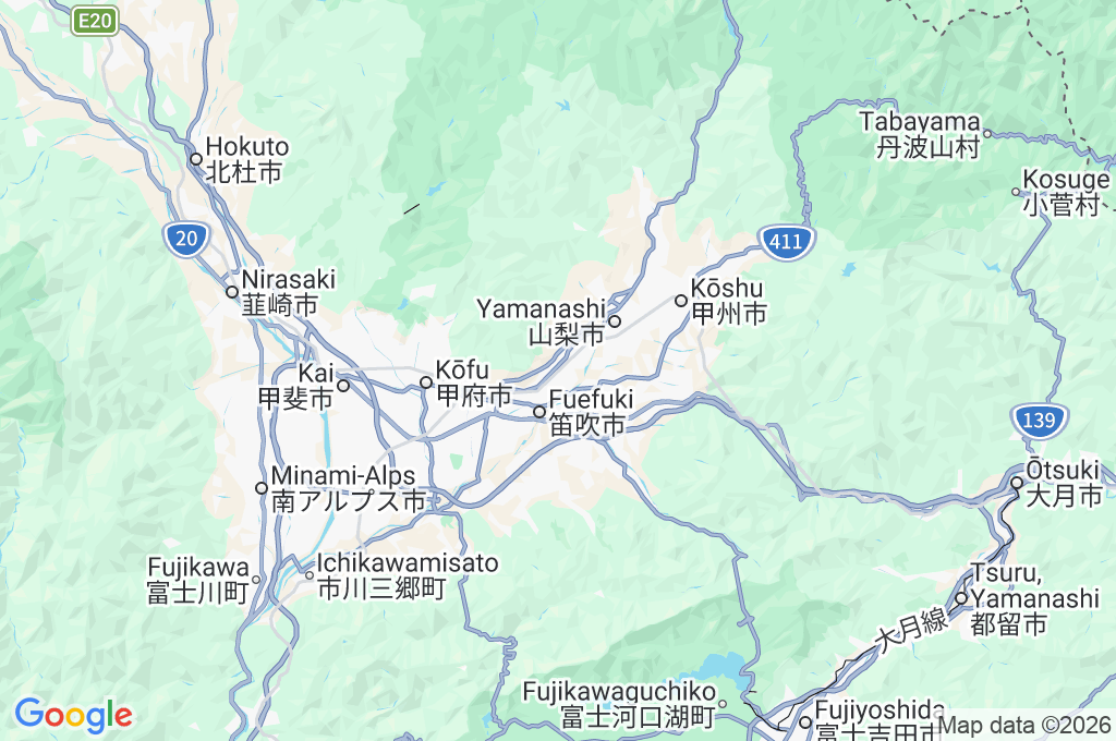Kasugaicho Area Map Kasugaicho Area Map