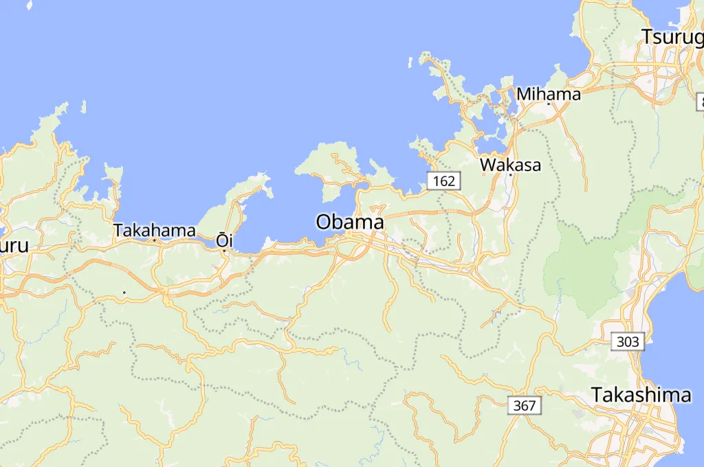Obama Area Map Obama Area Map