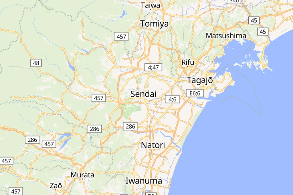 Avenida Atago-Uesugi Area Map