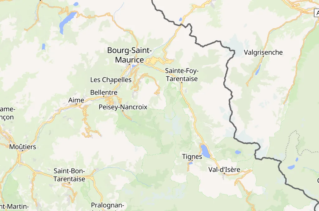 Le Varet Area Map Le Varet Area Map